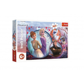 Trefl Puzzle Ľadové kráľovstvo II / Frozen II 160 dielikov 41x27,5cm v krabici 29x19x4cm