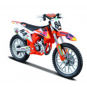Motorka Bburago KTM 450 SX-F Factory Edition (2018) kov/plast 12cm v krabičce