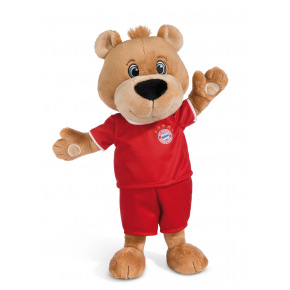 NICI plyš FC BAYERN MÜNCHEN Medvěd Berni 35cm ve fotbalovém dresu, GREEN