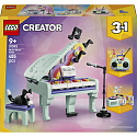 LEGO Creator 3v1 31392 Hudební dekorace: Klavír s kočkou