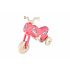 Teddies Odrážedlo Enduro Yupee pastelově růžové velké výška sedadla 31cm nosnost do 25kg 12m+