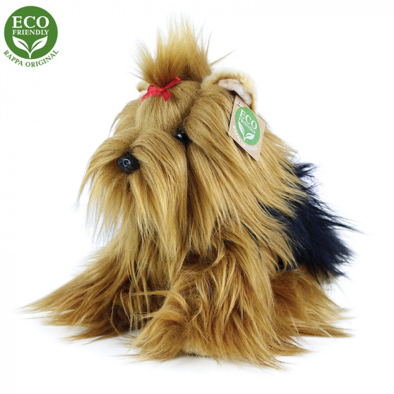 Rappa Plüschhund Yorkshire Terrier sitzend 23 cm ECO-FRIENDLY