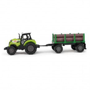 Rappa Traktor so zvukom a svetlom s vlečkou na drevo