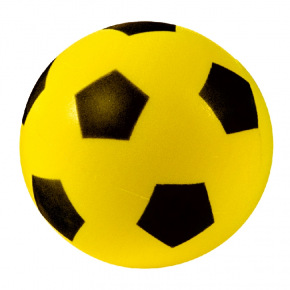 Rappa Androni Soft lopta - priemer 12 cm žltý