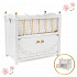 Five O Nine Crew Wooden Doll Bed with Cabinet, Petit Flora