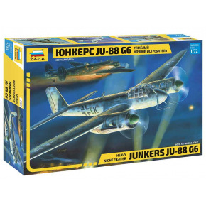Zvezda Model Kit letadlo 7269 - Junkers JU-88 G6 (1:72)
