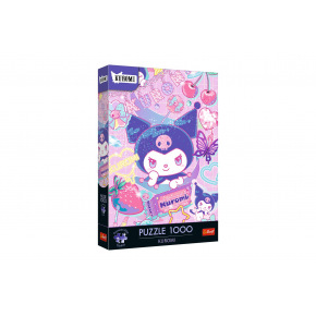 Puzzle Premium Plus: Kuromi 1000 dílků 48x68,3cm v krabici 27x40x6cm