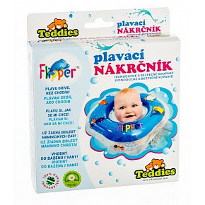 Teddies Plavací nákrčník Flipper zelený