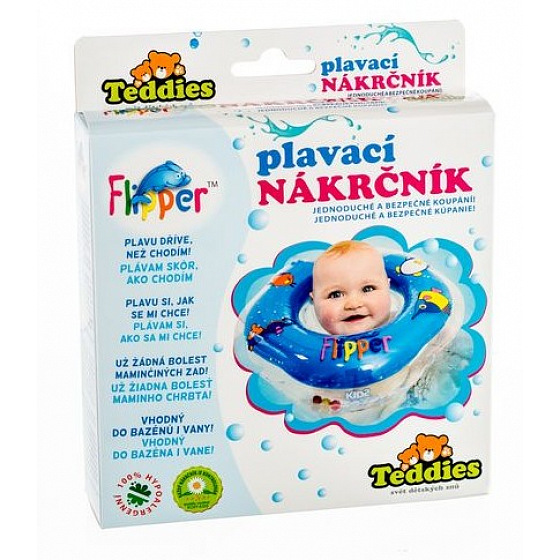 Teddies Plavací nákrčník Flipper zelený