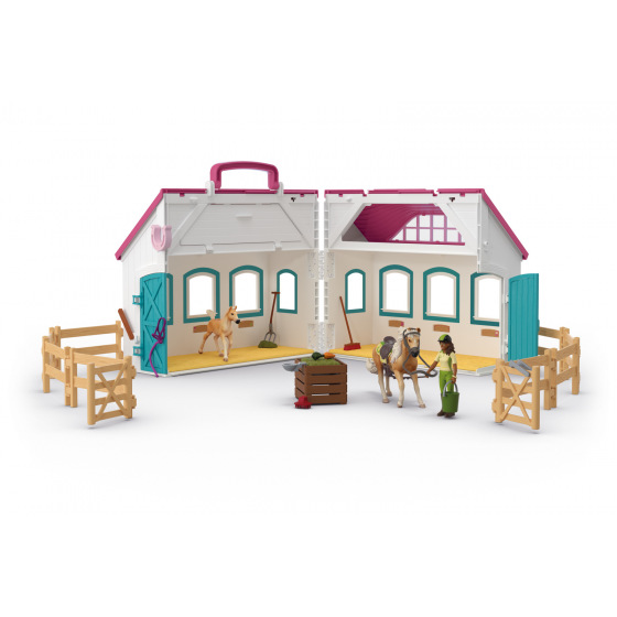 Schleich 42703 Öffnender Stall „Little Horseshoe“