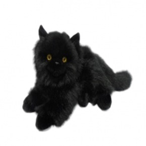 Rappa Pluszowy kot czarny leżący 30 cm ECO-FRIENDLY