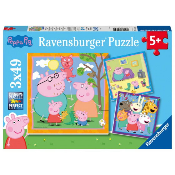 Ravensburger Peppa Wutz 3x49 Teile