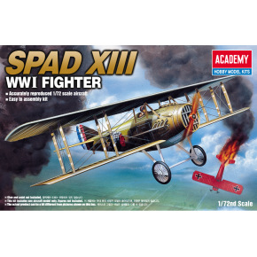 Academy Model Kit letadlo 12446 - SPAD XIII WWI FIGHTER (1:72)