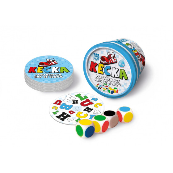 Bonaparte Kecka společenská hra v plechové krabičce 9x5cm 8ks v boxu STRAGOO