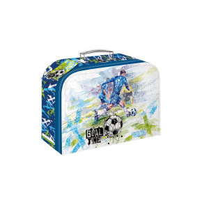 Kufřík/Kufr školní papírový Goal time 35x23x10cm