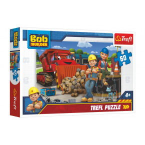 Trefl Puzzle Trefl Bob i Wendy/Bořek Budowniczy 33x22cm 60 elementów w pudełku 21x14x4cm