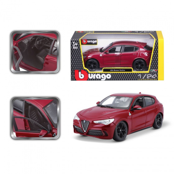 Bburago ORBICO Bburago 1:24 Plus Alfa Romeo Stelvio Red