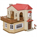 Sylvanian Families 5716 Patrový dům s červenou střechou a se světly, nový