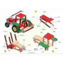 MERKUR - Stavebnice Merkur Farmer Set, 341 dílů, 20 modelů