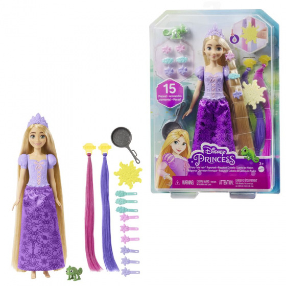 Mattel Disney Princess LOCIKA LALKA Z FABULARNYMI WŁOSAMI