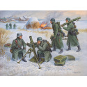 Zvezda Wargames (WWII) figurky 6209 - Ger. 80mm Mortar with Crew (Winter Unif.) (1:72)