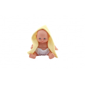 Teddies Lalka niemowlęca z solidnym korpusem, plastikowa, 12 cm, 3 rodzaje