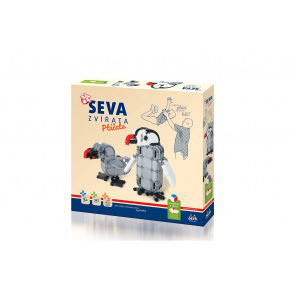 Seva Animals ptaki plastikowe 347 sztuk w pudełku 35x33x5cm