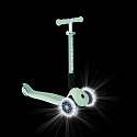 GLOBBER Kolobežka JUNIOR FOLDABLE LIGHTS ECOLOGIC, pistáciová
