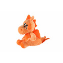 Teddies Drache sitzend Plüsch 15x18cm 4 Farben 0+