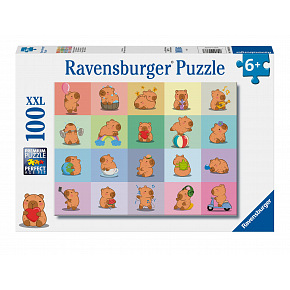 Ravensburger Kapybara 100 dílků