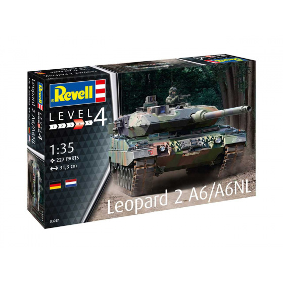 Revell Plastic ModelKit tank 03281 - Leopard 2 A6/A6NL (1:35)