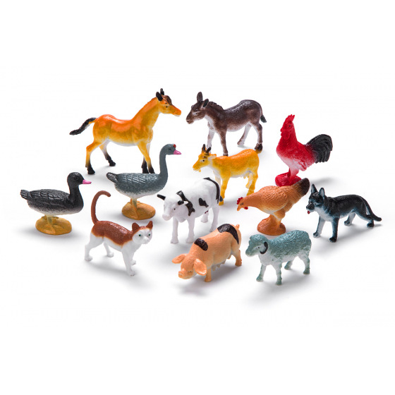 FAUNICA Zvířátka figurky v tubě - Farma