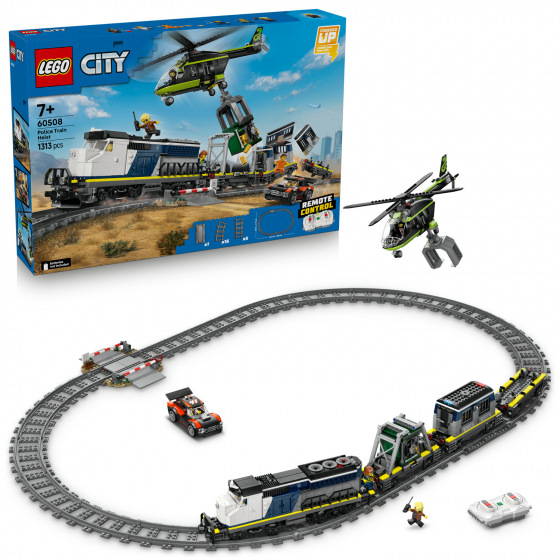 LEGO City 60508 Loupež v policejním vlaku