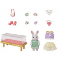 Sylvanian Families 5647 Město - bílý králík se šperky a drahokamy