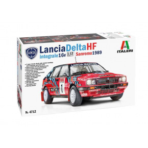 Italeri Model Kit auto 4712 - Lancia Delta HF Integrale Sanremo 1989 (1:12)