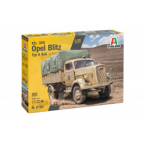 Italeri Modellbausatz Militär 6760 - Kfz. 305 Opel Blitz Typ A 4x4 (1:35)