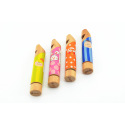 Teddies Pfeife Holz 14x2,5x2,5cm sortiert 4 Arten
