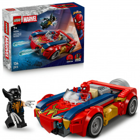 LEGO® Super Heroes 76336 Spider-Man a auto vs. venomizovaný Wolverine