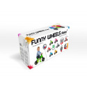 Funny Wheels Teddies Laufrad FUNNY WHEELS Rider Sport grün 2in1, Sitzhöhe 28/30cm, Tragfähigkeit 25kg, 18m+ in der Box