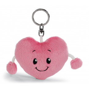 NICI Klíčenka Srdíčko Love růžové, 8 cm
