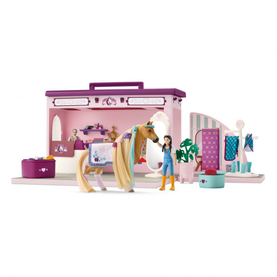 Schleich 42587 Mobiler Pferde-Boutique