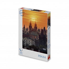 Dino PRAHA STOVĚŽATÁ 500 Puzzle TRAVEL