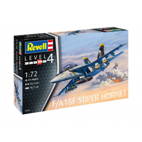 Revell Zestaw plastikowych modeli samolotów 03834 - F/A18F Super Hornet (1:72)