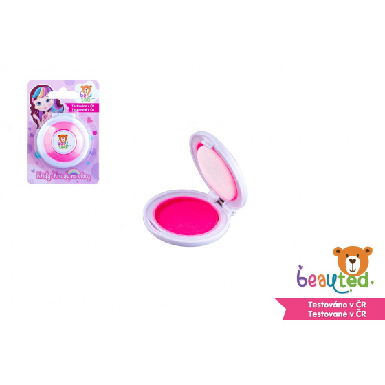 beauted Haarkreide beauted rosa Kunststoff 5cm auf Karte