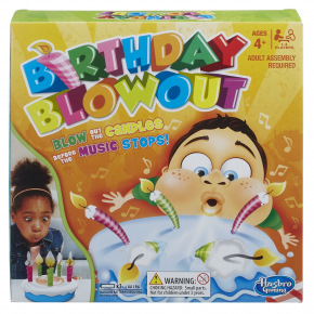 Hasbro E0887 Birthday Blowout, společenská párty hra