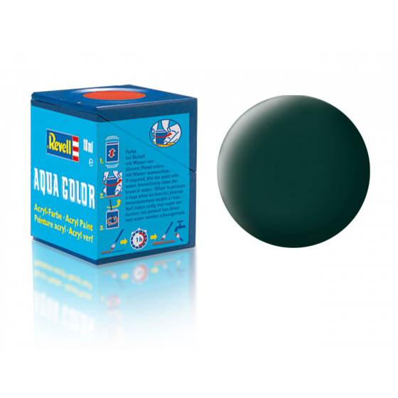 Revell Farbe Revell Acryl - 36140: matt schwarz-grün (black-green matt)