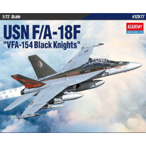 Academy Model Kit Samolot 12577 - USN F/A-18F "VFA-154 Black Knight" (1:72)