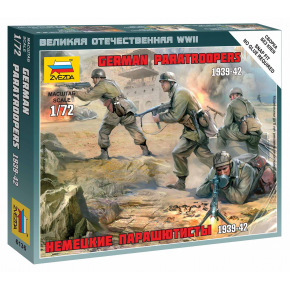 Zvezda Wargames (WWII) figurky 6136 - German Paratroops (1:72)
