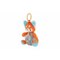 Teddies Miś pluszowy Fox 22cm nakręcana zabawka do łóżeczka/wózka na karcie w torbie 0+