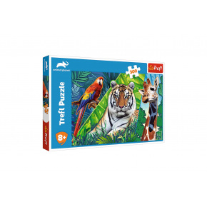 Trefl Puzzle Amazing Animals 300 elementów 60x40cm w pudełku 40x27x4,5cm